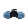 Good quality Pipe coupling HDPE PP Compression Fittings wholesale  female thread tee Free Sample Drip for Irrigation supply